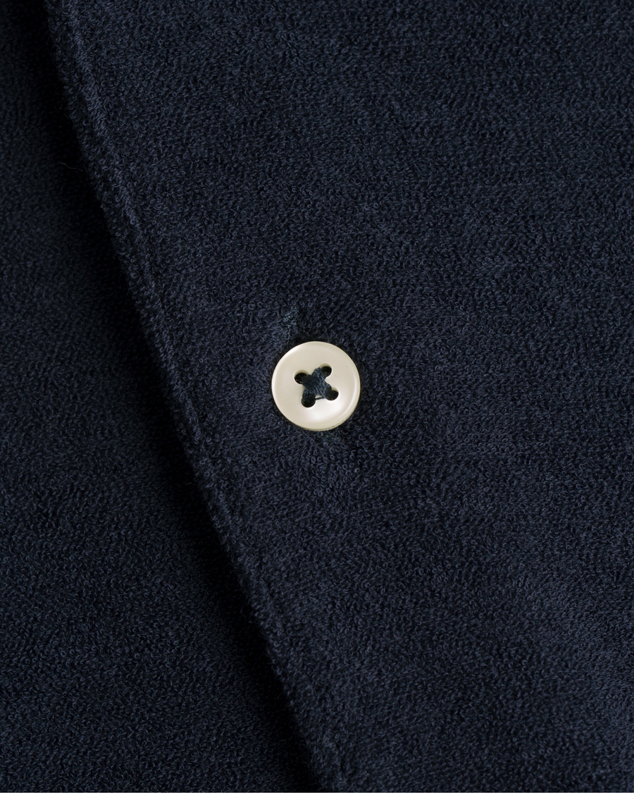 Herre | Polotrøjer | Gran Sasso | Velour Polo Navy