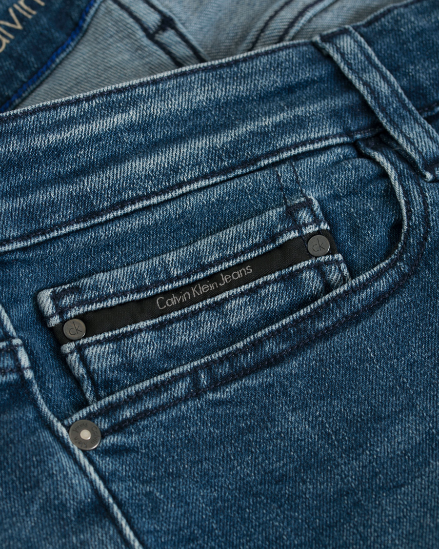 Herre | Jeans | Calvin Klein Jeans | Calvin Klein Skinny Jeans True Mid Blue