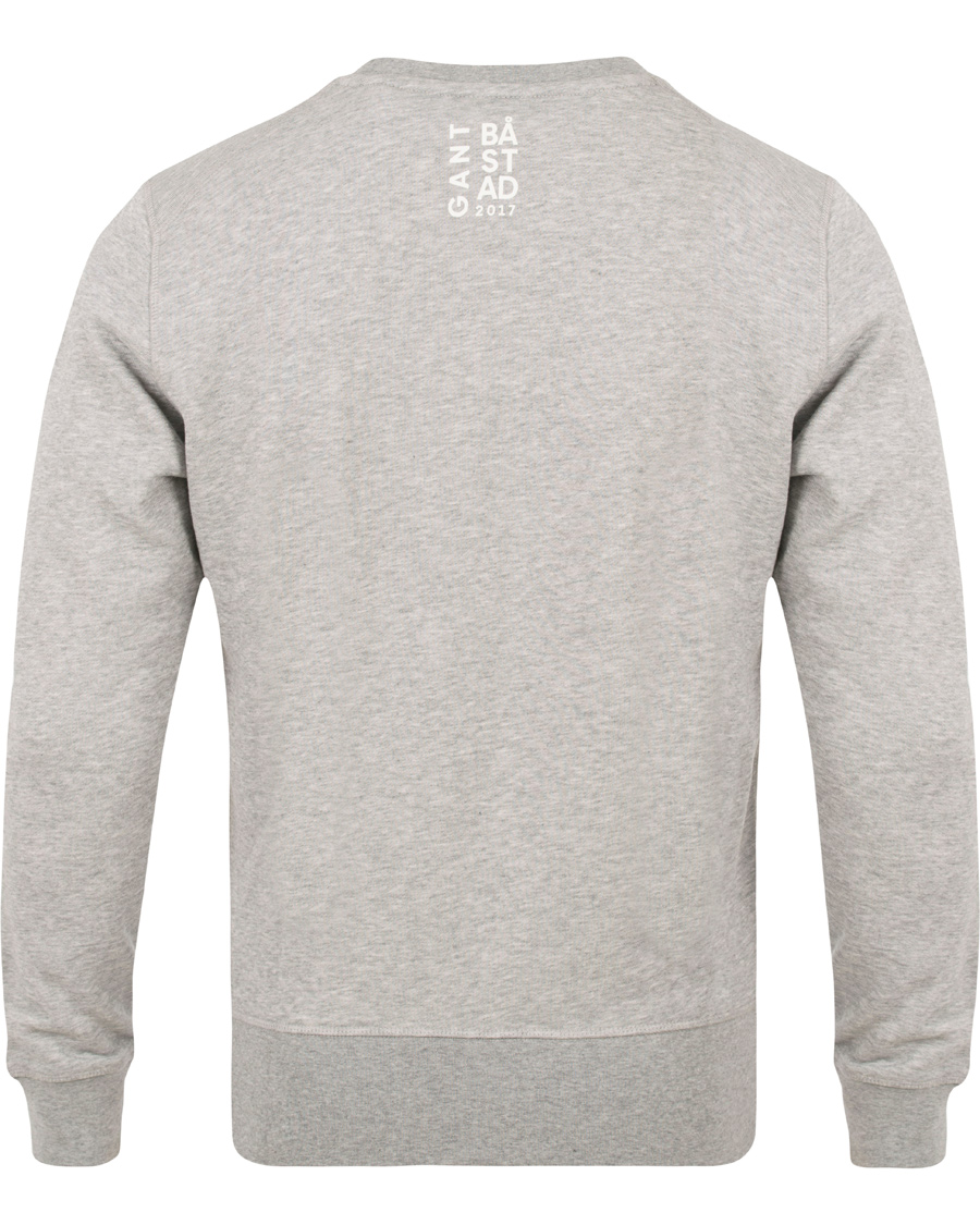 Herre | Trøjer | GANT | Båstad Crew Neck Sweatshirt Grey Melange