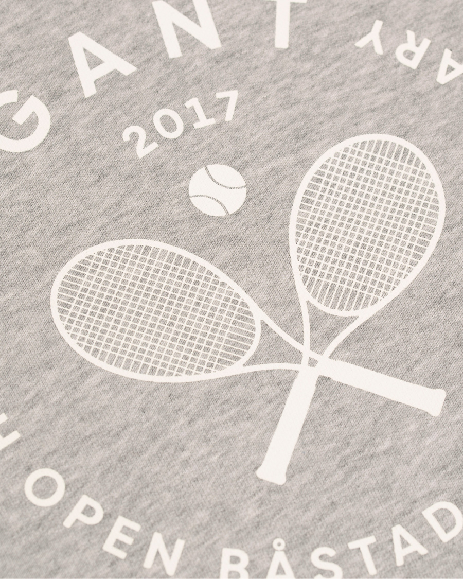 Herre | Trøjer | GANT | Båstad Crew Neck Sweatshirt Grey Melange