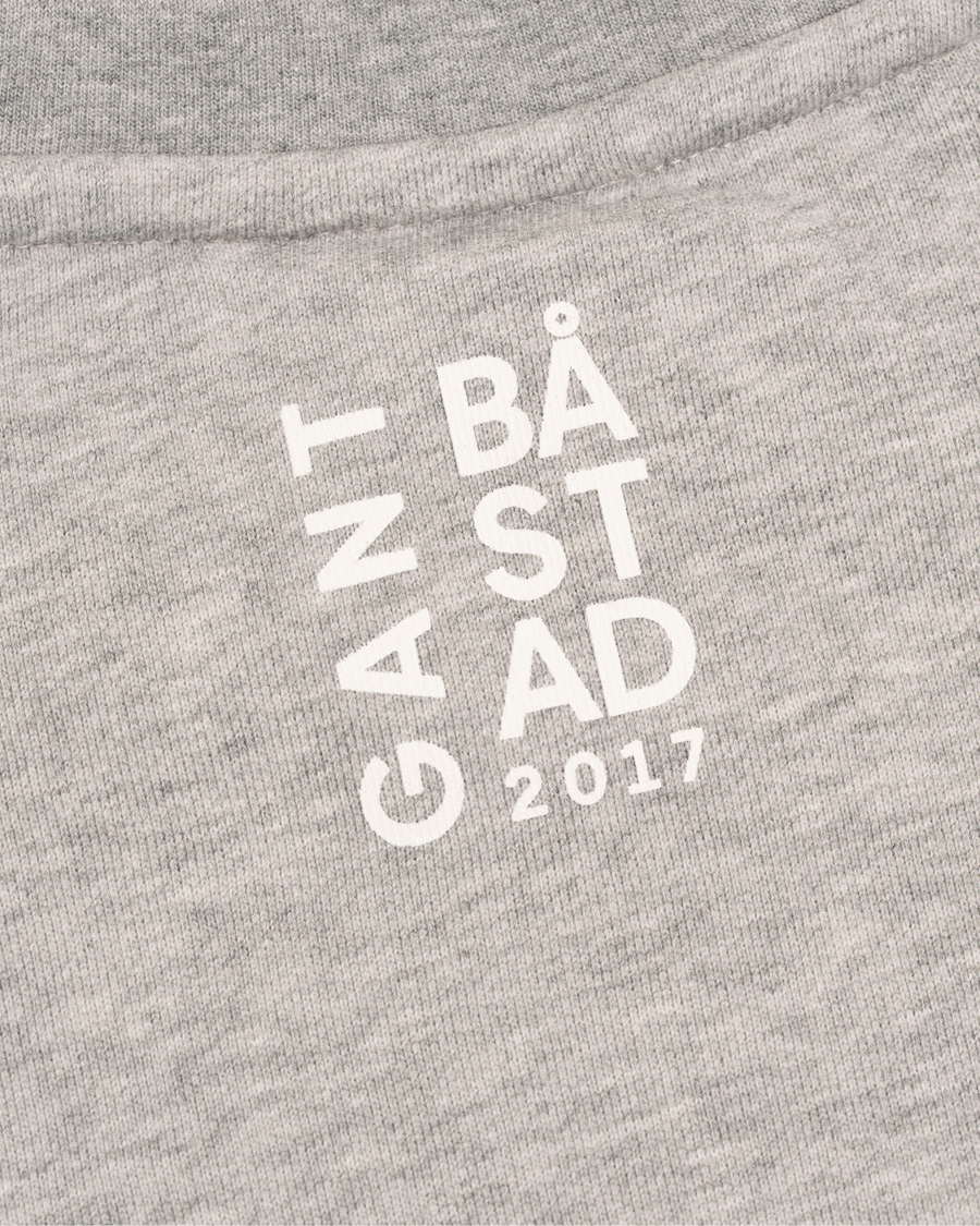 Herre | Trøjer | GANT | Båstad Crew Neck Sweatshirt Grey Melange
