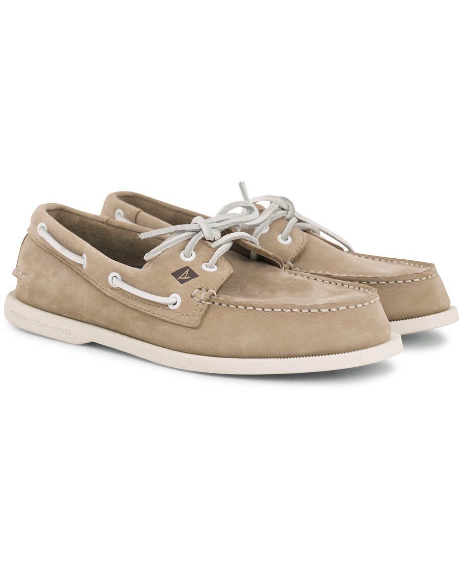 Herre | Sperry Top-sider Nubuck Boat Shoe Taupe | Sperry Top-Sider | Nubuck Boat Shoe Taupe