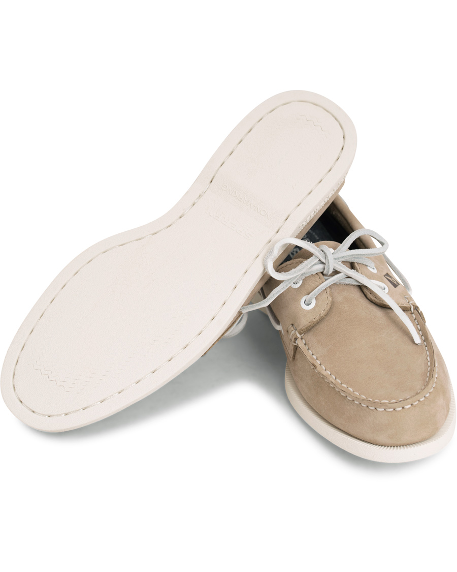 Herre | Sperry Top-sider Nubuck Boat Shoe Taupe | Sperry Top-Sider | Nubuck Boat Shoe Taupe