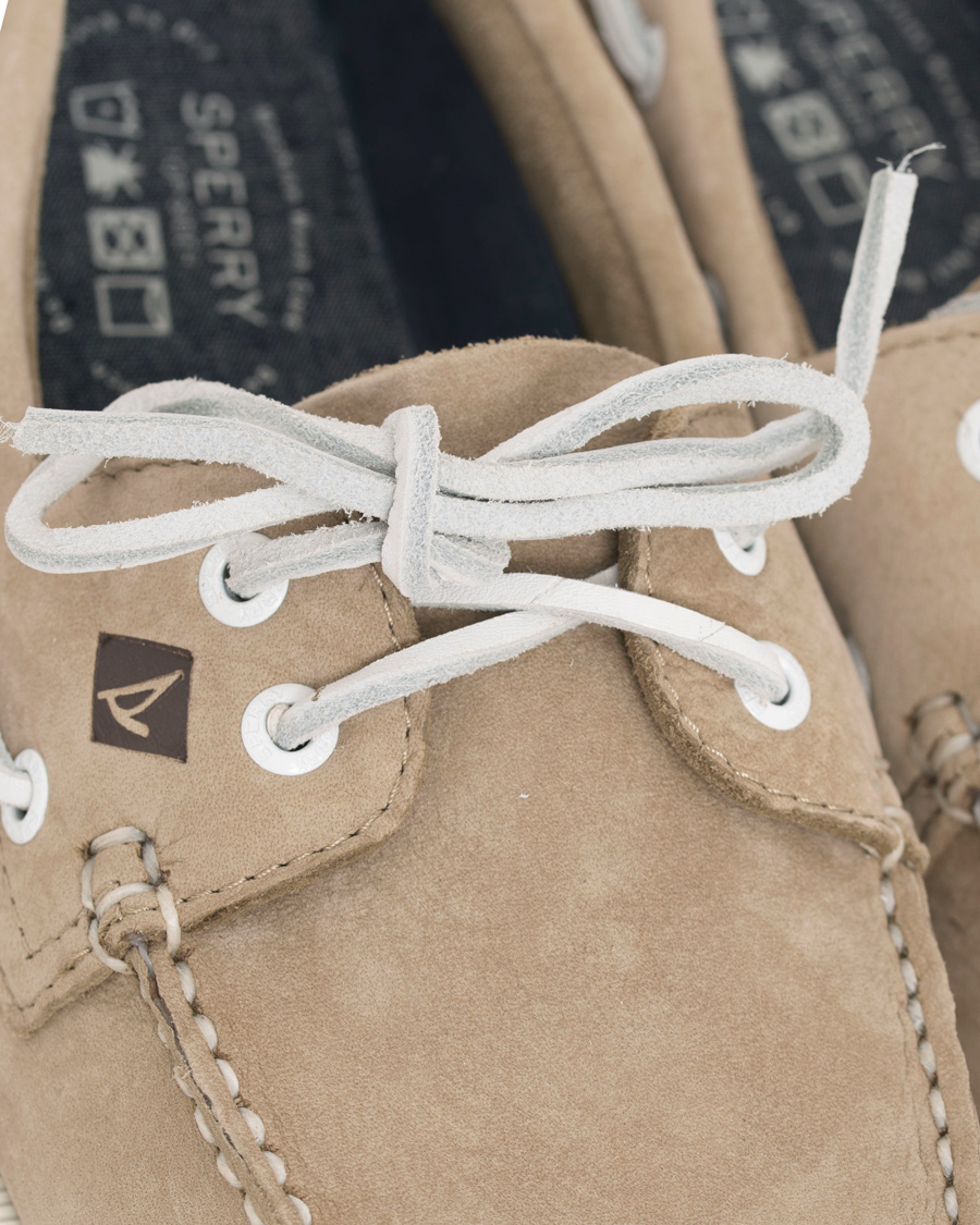 Herre | Sperry Top-sider Nubuck Boat Shoe Taupe | Sperry Top-Sider | Nubuck Boat Shoe Taupe
