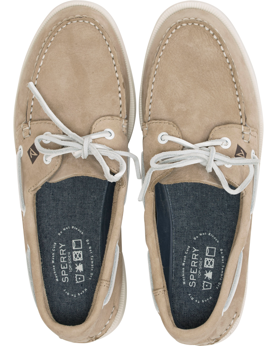 Herre | Sperry Top-sider Nubuck Boat Shoe Taupe | Sperry Top-Sider | Nubuck Boat Shoe Taupe