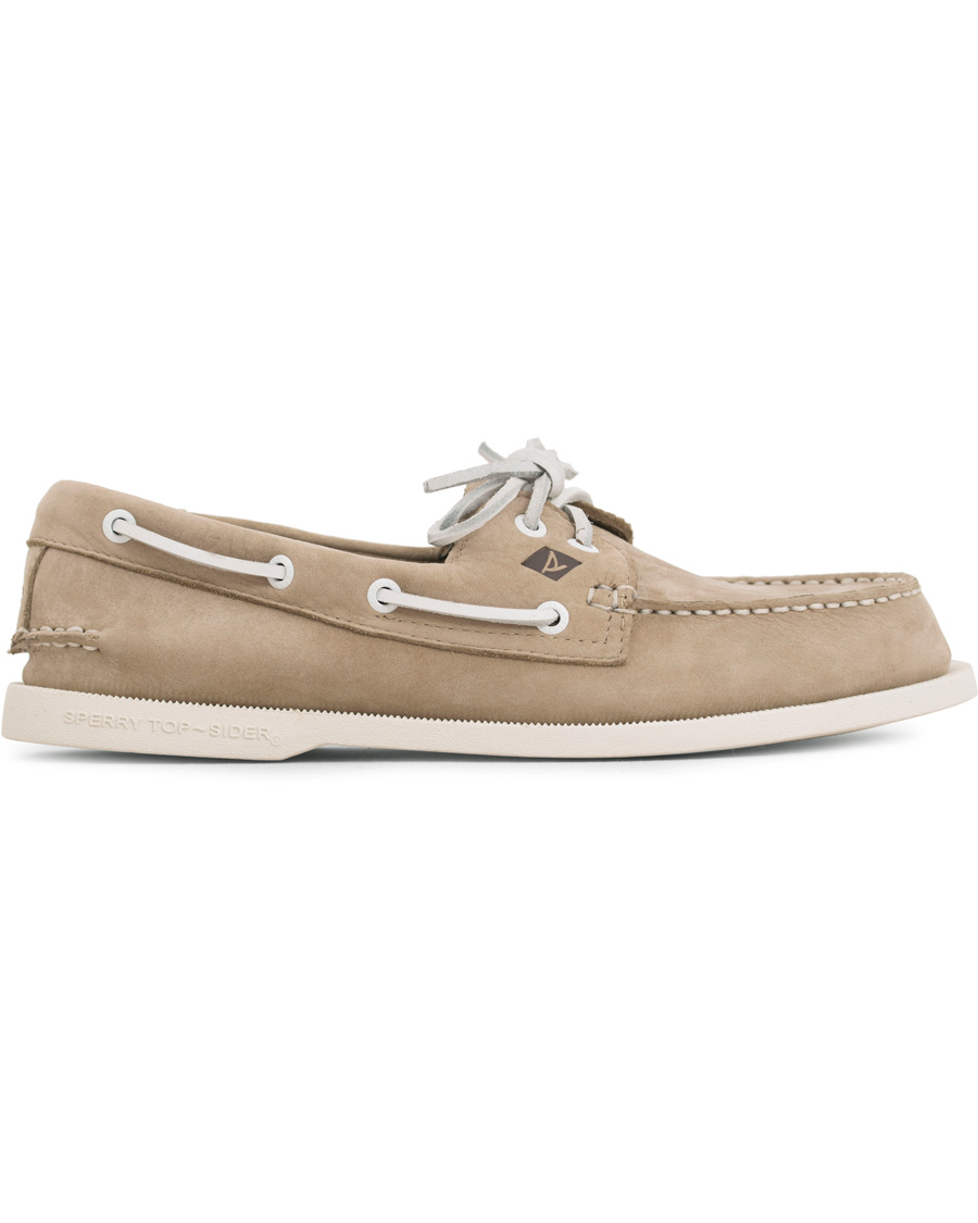 Herre | Sperry Top-sider Nubuck Boat Shoe Taupe | Sperry Top-Sider | Nubuck Boat Shoe Taupe