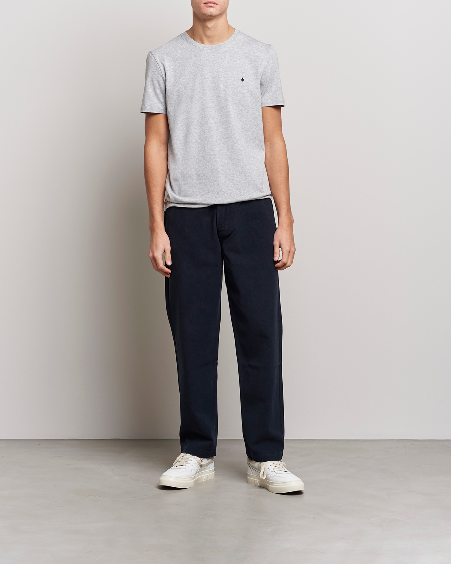 Herre | T-Shirts | Morris | James Crew Neck Tee Grey