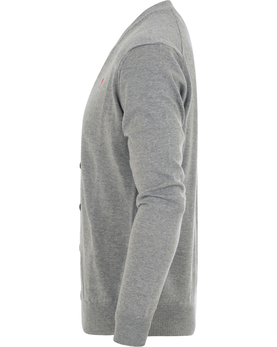 Herre | Trøjer | AMI | Cardigan Broderie Grey
