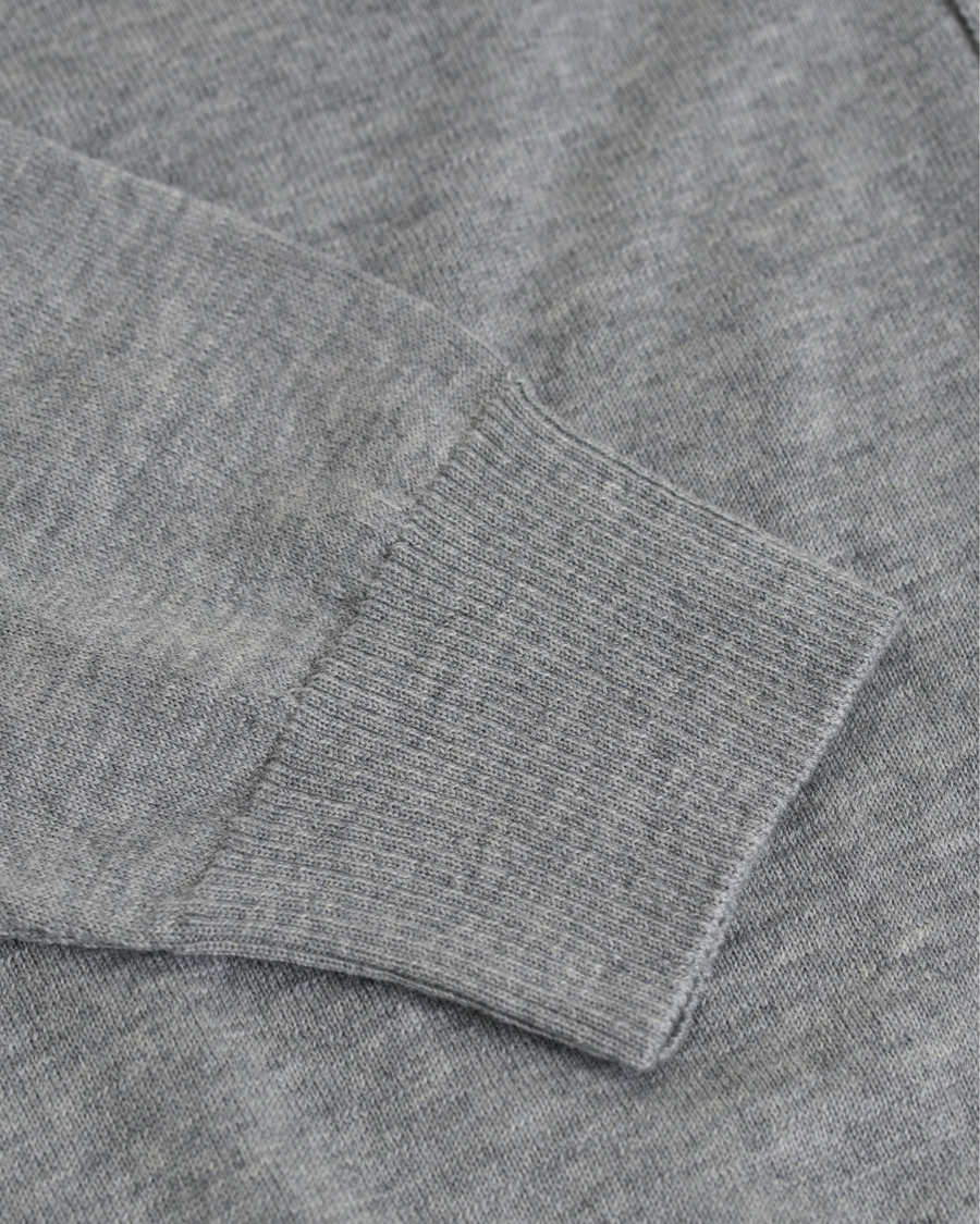 Herre | Trøjer | AMI | Cardigan Broderie Grey