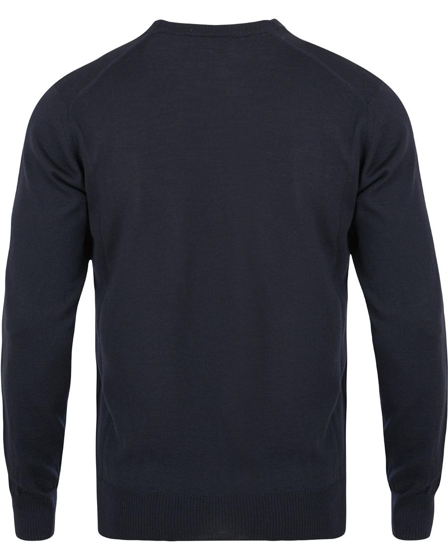 Herre | Trøjer | AMI | Crew Neck Logo Sweater Navy