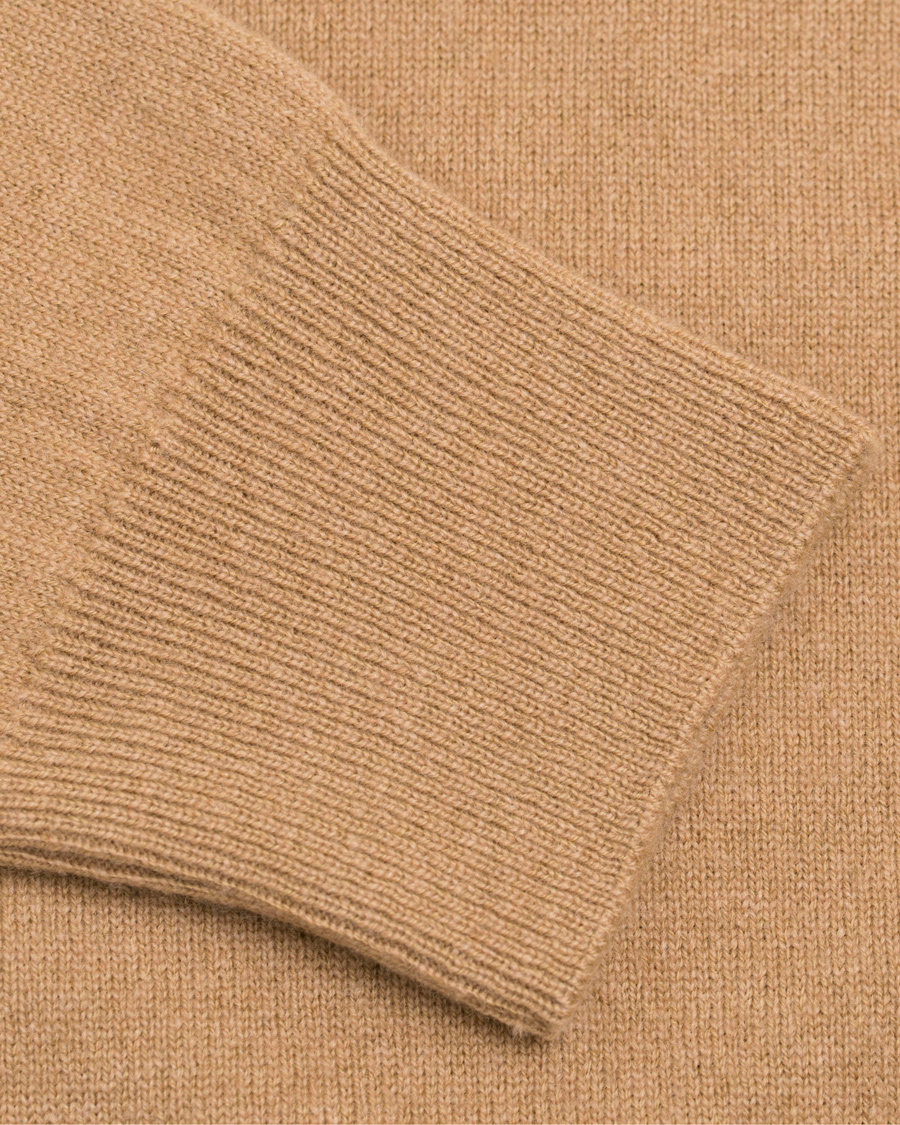 Herre | Trøjer | AMI | Crew Neck Knitted Sweater Camel