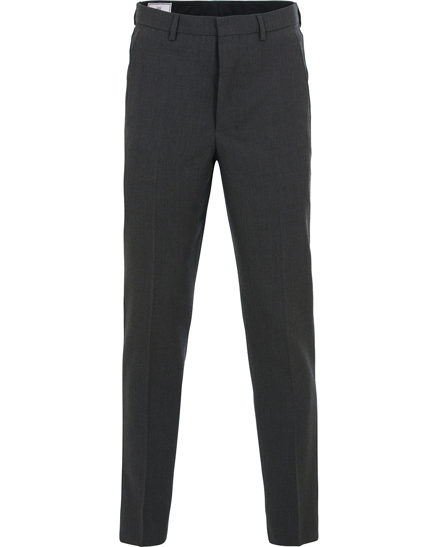 Herre | Bukser | AMI | Carrot Fit Turn Up Trousers Grey