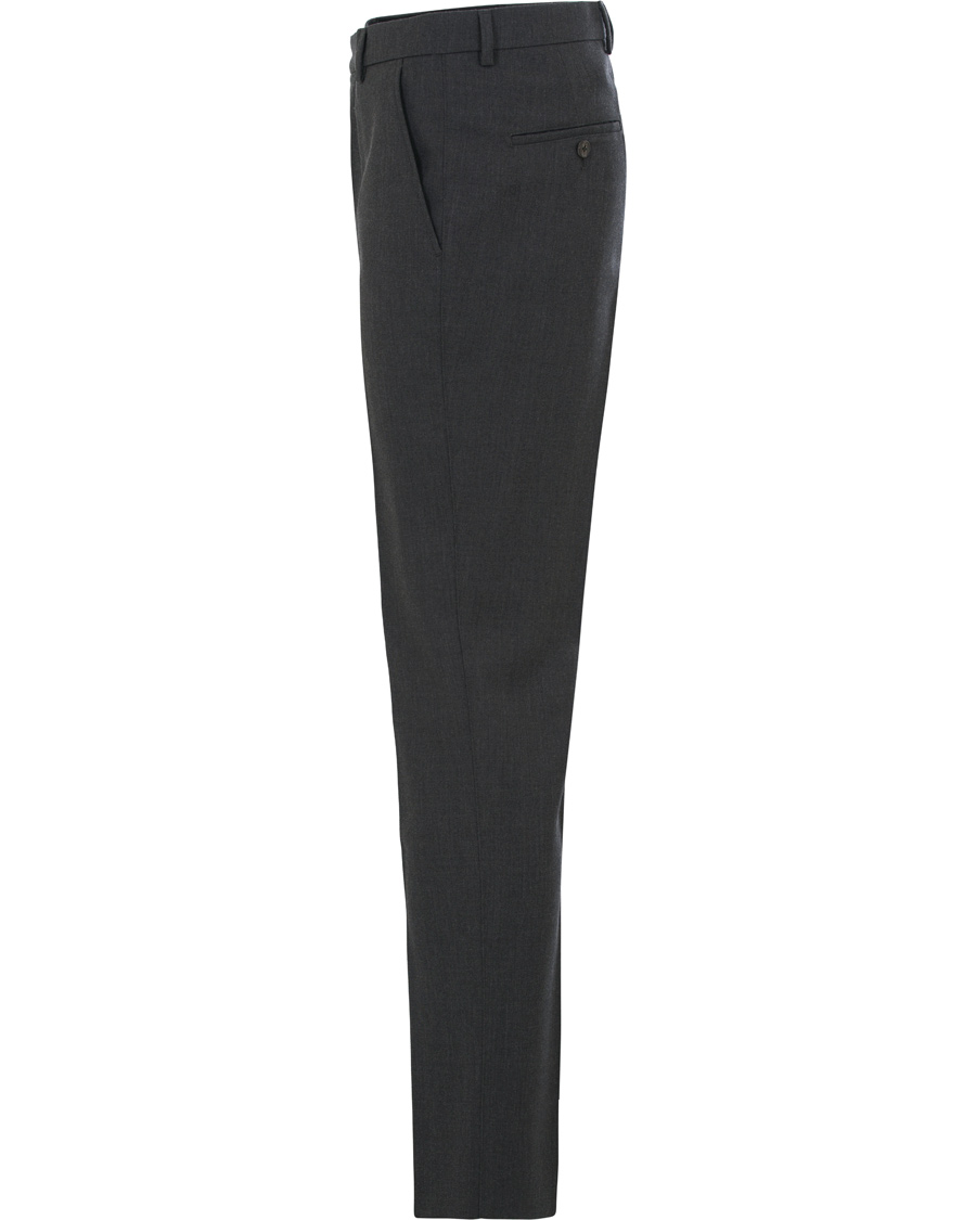 Herre | Bukser | AMI | Carrot Fit Turn Up Trousers Grey
