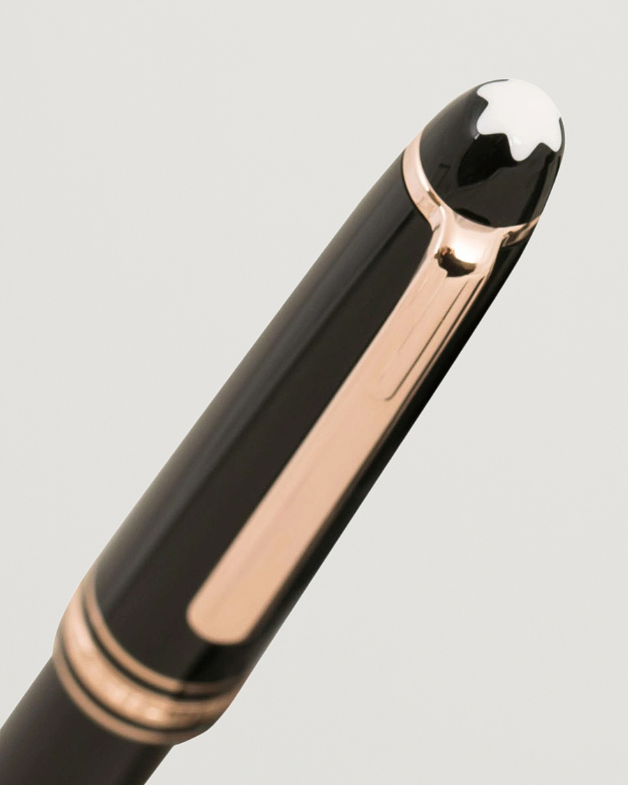 Herre | Penne | Montblanc | 163 Classique Meisterstück Rollerball Pen Red Gold