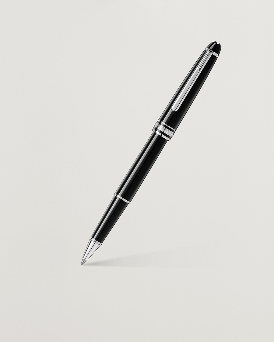 Herre | Penne | Montblanc | 163 Classique Meisterstück Rollerball Pen Platinum Line
