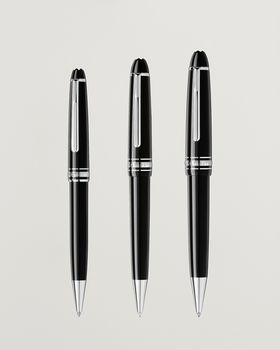 Herre | Penne | Montblanc | Midsize Meisterstück Ballpoint Pen Platinum Line