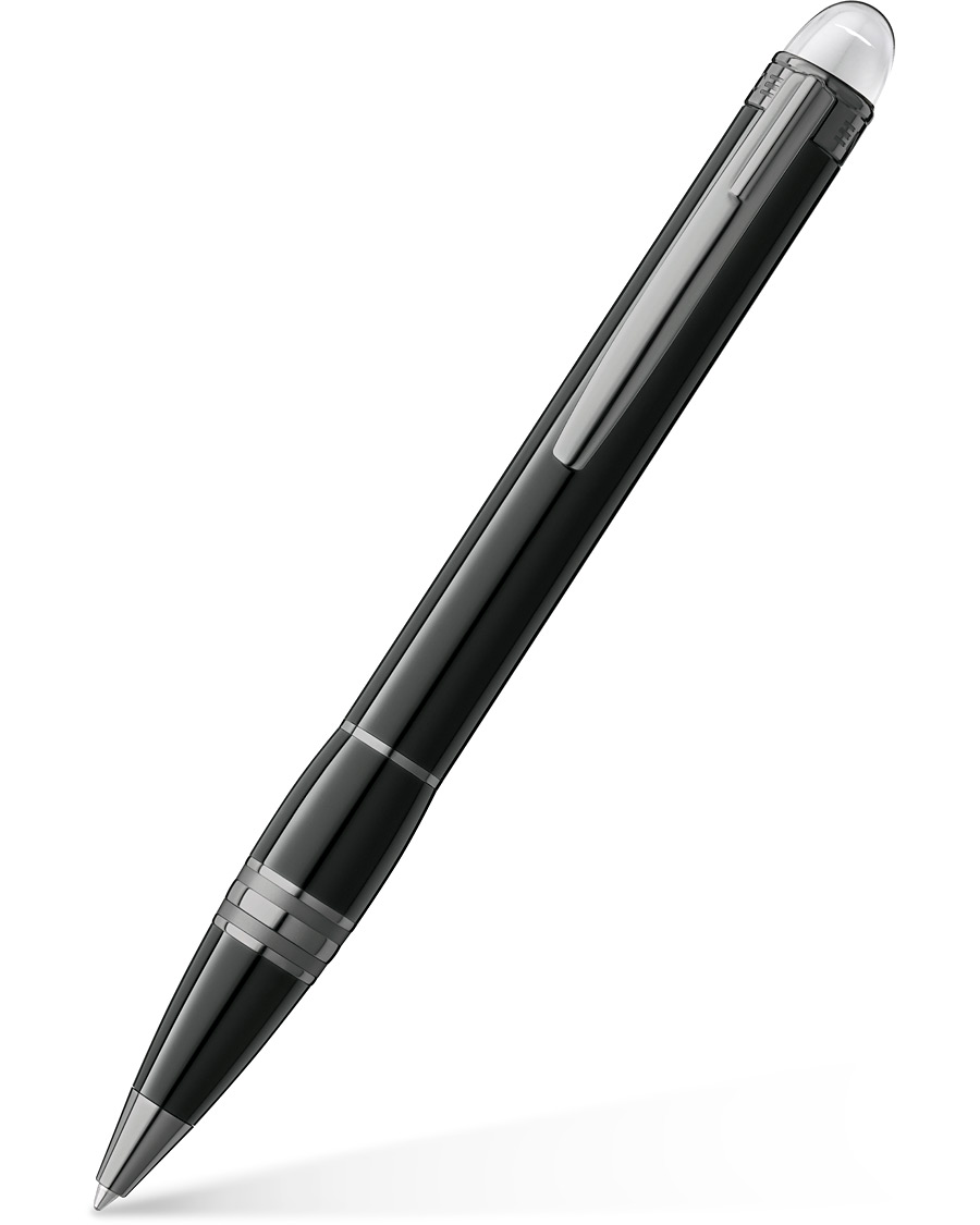 Herre | Montblanc StarWalker Midnight Ballpoint Pen Black Resin Platinum Line | Montblanc | StarWalker Midnight Ballpoint Pen Black Resin Platinum Line