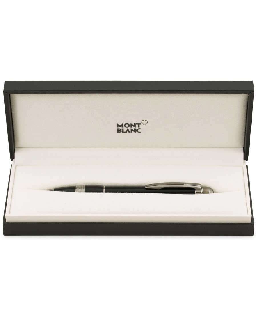 Herre | Montblanc StarWalker Midnight Ballpoint Pen Black Resin Platinum Line | Montblanc | StarWalker Midnight Ballpoint Pen Black Resin Platinum Line
