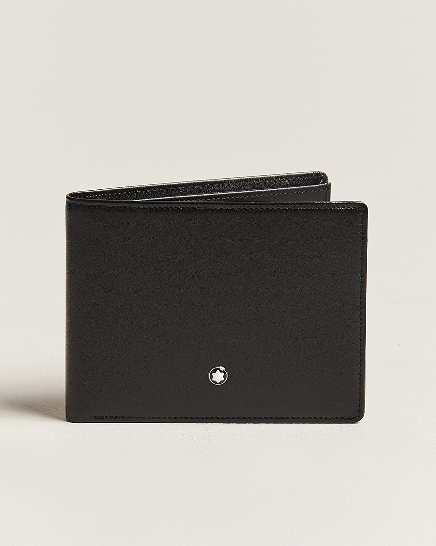 Herre | Montblanc Meisterstück Leather Wallet 6cc Black | Montblanc | Meisterstück Leather Wallet 6cc Black