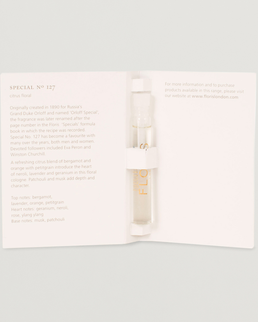 Herre | | | Floris London Special No.127 Eau de Toilette 2ml Sample