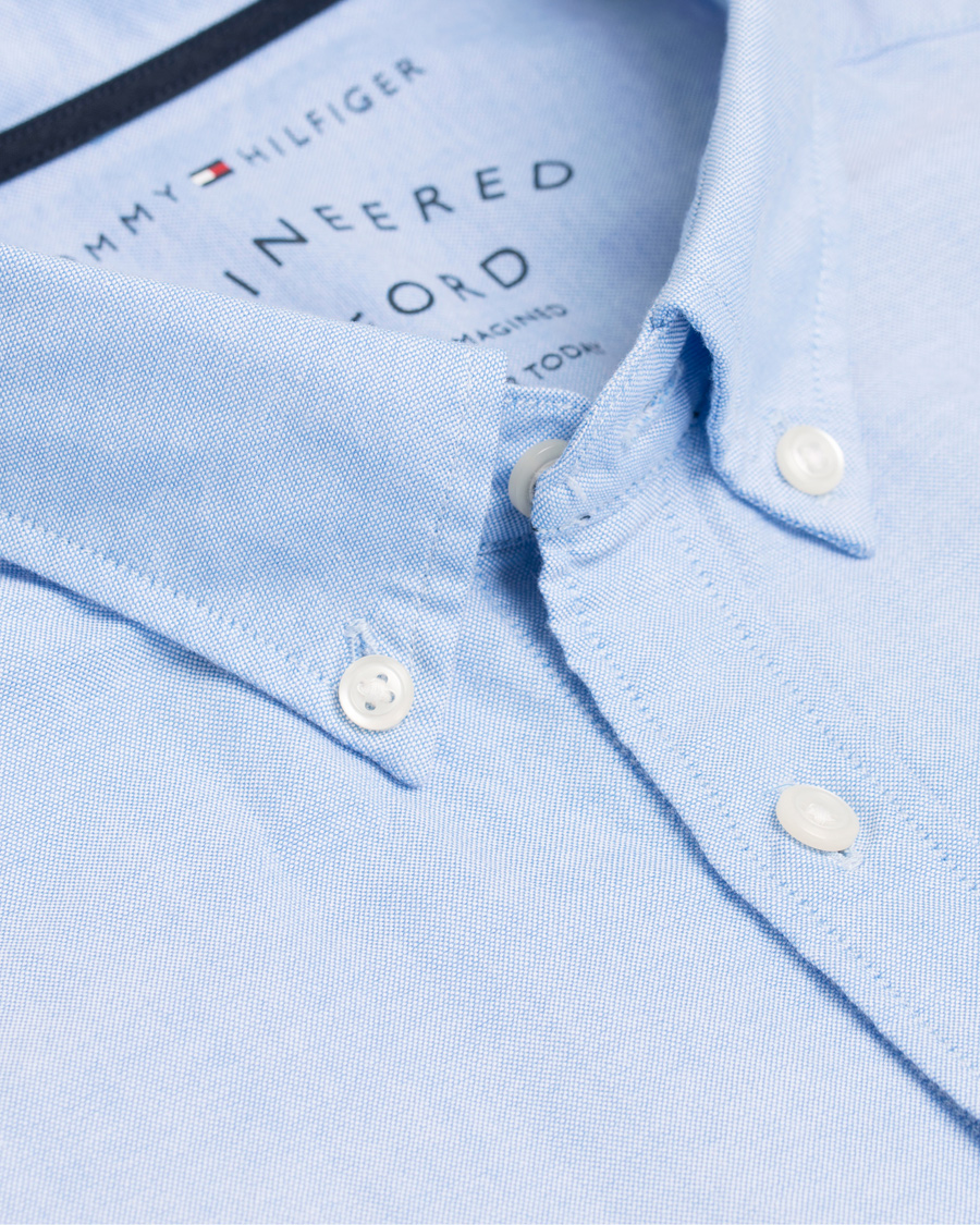 Herre | Skjorter | Tommy Hilfiger | New York Fit Engineered Oxford Shirt Blue