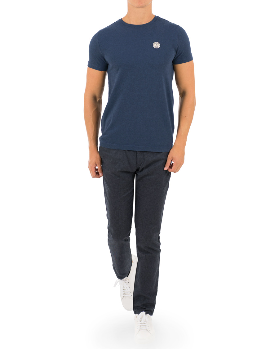 Herre | T-Shirts | Tommy Hilfiger | Pando Crew Neck Tee Estate Blue