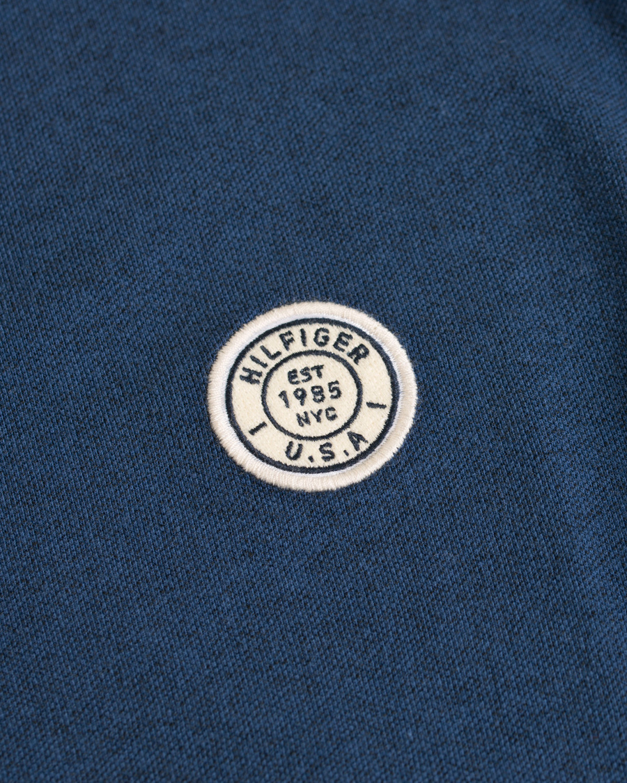 Herre | T-Shirts | Tommy Hilfiger | Pando Crew Neck Tee Estate Blue