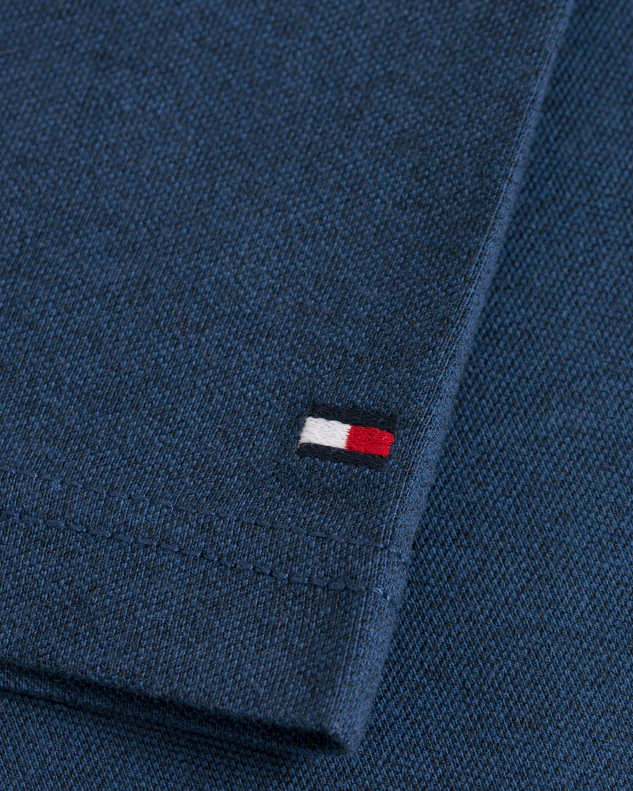 Herre | T-Shirts | Tommy Hilfiger | Pando Crew Neck Tee Estate Blue