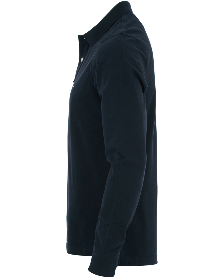 Herre | Trøjer | Tommy Hilfiger | Luxury Slim Fit Long Sleeve Polo Sky Captain