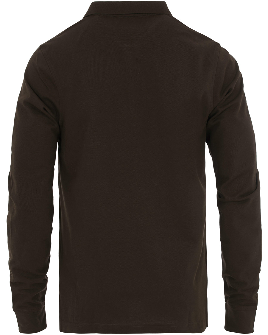 Herre | Trøjer | Tommy Hilfiger | Luxury Slim Fit Long Sleeve Polo Delisioso Brown