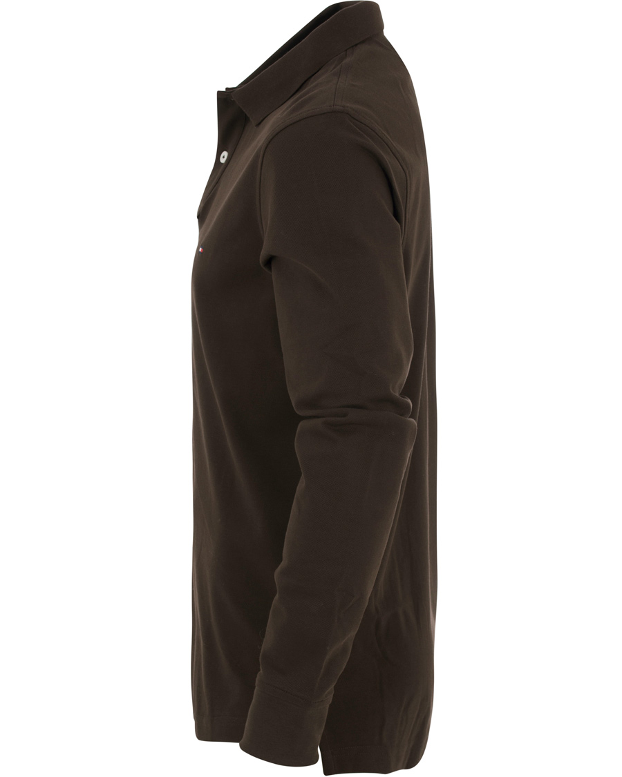 Herre | Trøjer | Tommy Hilfiger | Luxury Slim Fit Long Sleeve Polo Delisioso Brown