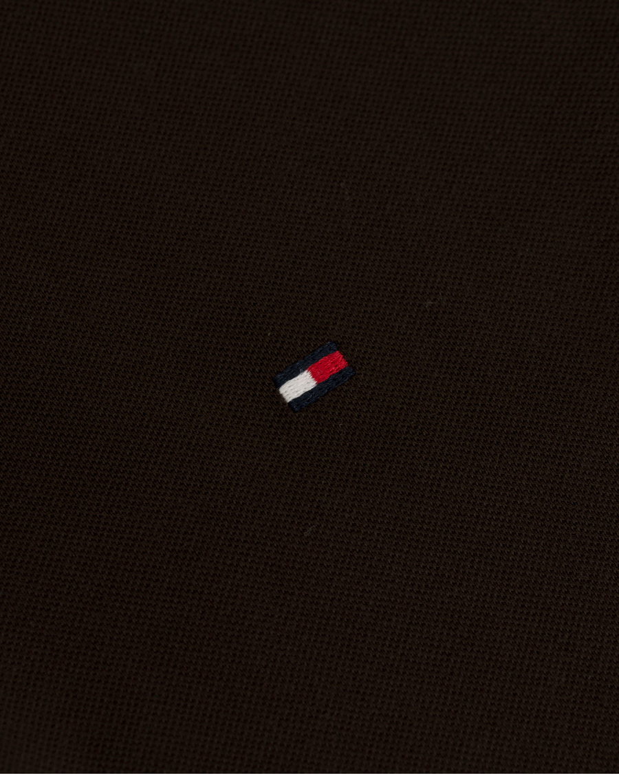 Herre | Trøjer | Tommy Hilfiger | Luxury Slim Fit Long Sleeve Polo Delisioso Brown
