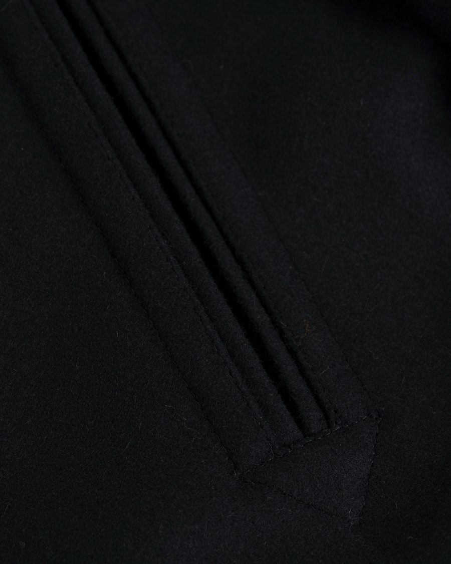 Herre | Jakker | Private White V.C. | The Shearling Collar Pea Coat Navy