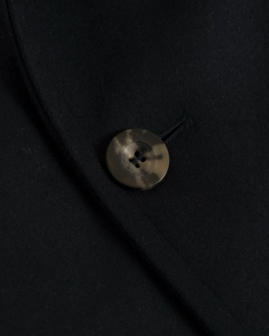 Herre | Jakker | Private White V.C. | The Shearling Collar Pea Coat Navy