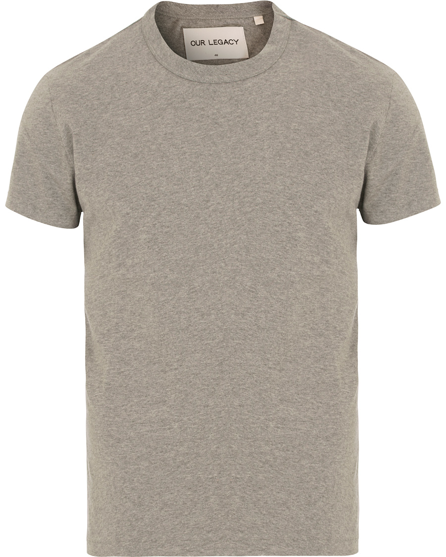 Herre | T-Shirts | Our Legacy | Perfect Army Jersey T-shirt Grey Melange