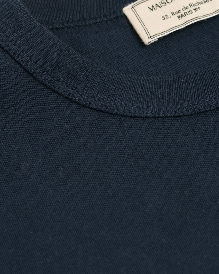 Herre | T-Shirts | Maison Kitsuné | Tee Parisien Navy