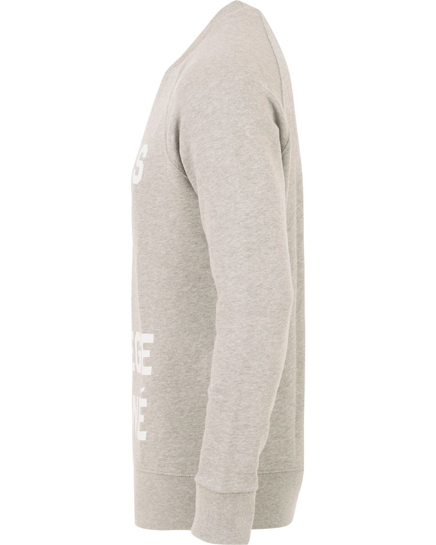 Herre | Trøjer | Maison Kitsuné | Sweatshirt Je Suis Alle Grey Melange