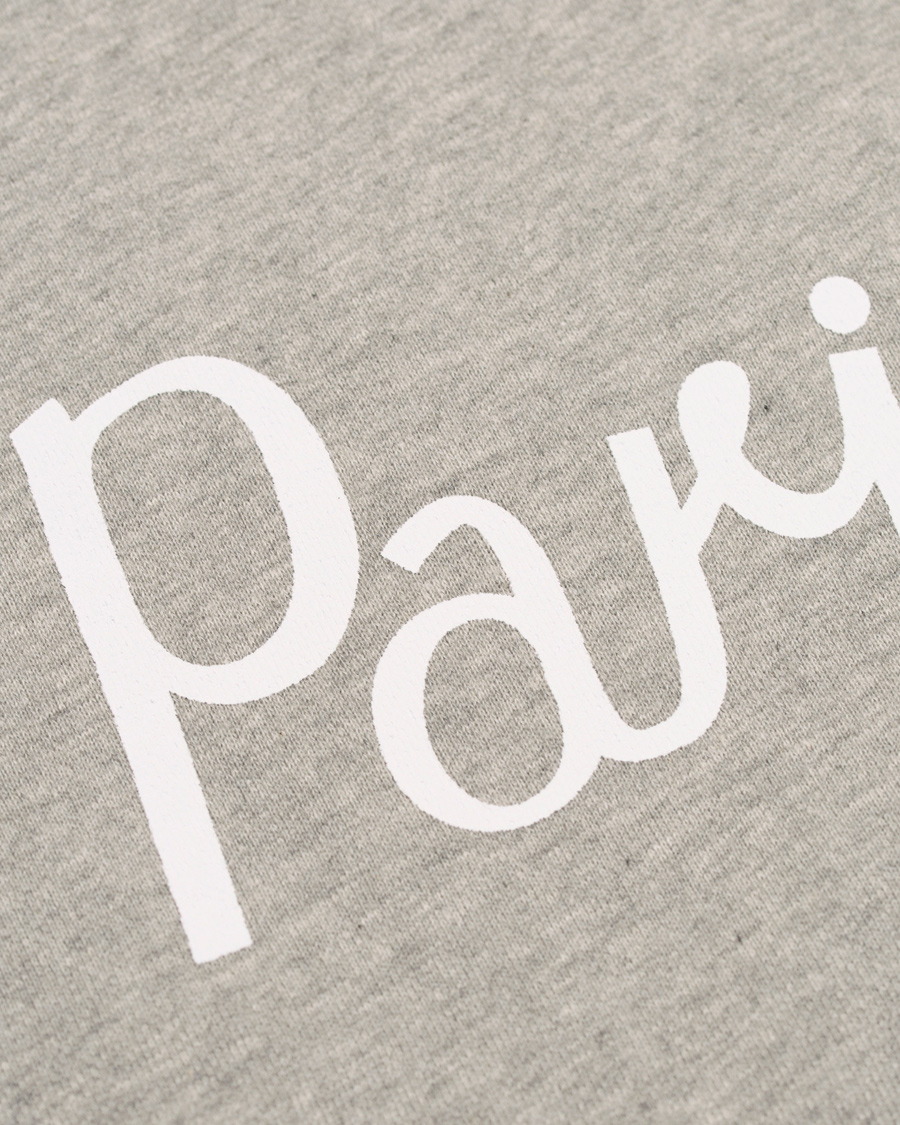 Herre | Trøjer | Maison Kitsuné | Sweatshirt Parisien Grey Melange