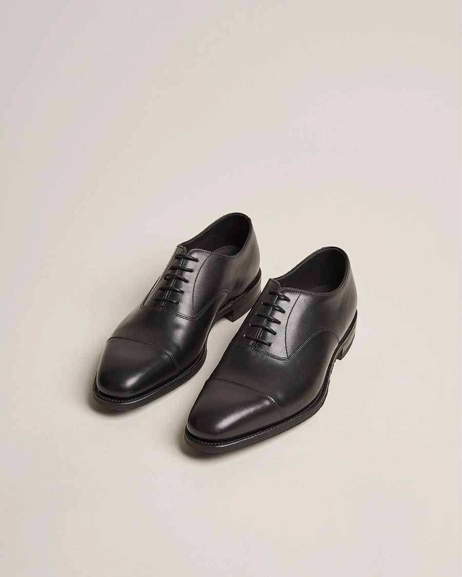 Herre | Håndlavede sko | Loake 1880 | Aldwych Single Dainite Oxford Black Calf
