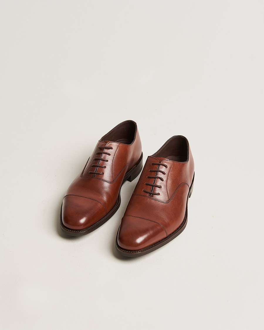 Herre | Oxfords | Loake 1880 | Aldwych Single Dainite Oxford Brown Calf