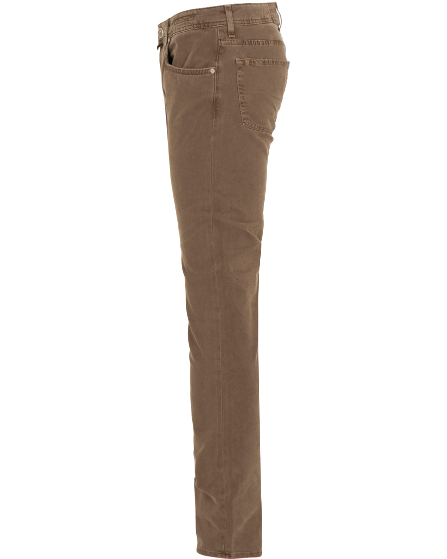 Herre | Bukser | Jacob Cohën | Jacob Cohen 622 Slim Fit 5-Pocket Trousers Light Brown