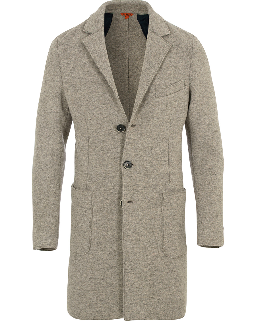 Herre | Jakker | Barena | Senser Patch Pocket Coat Polvere