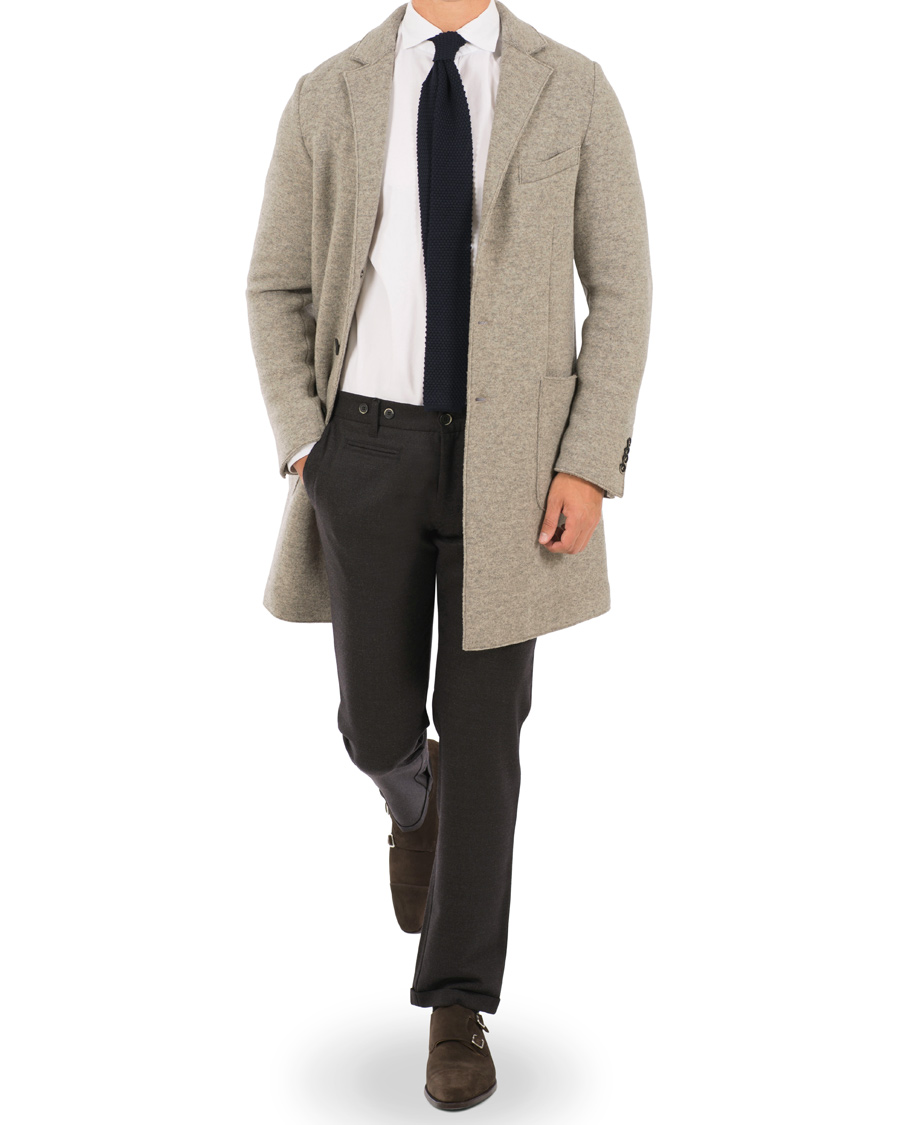 Herre | Jakker | Barena | Senser Patch Pocket Coat Polvere