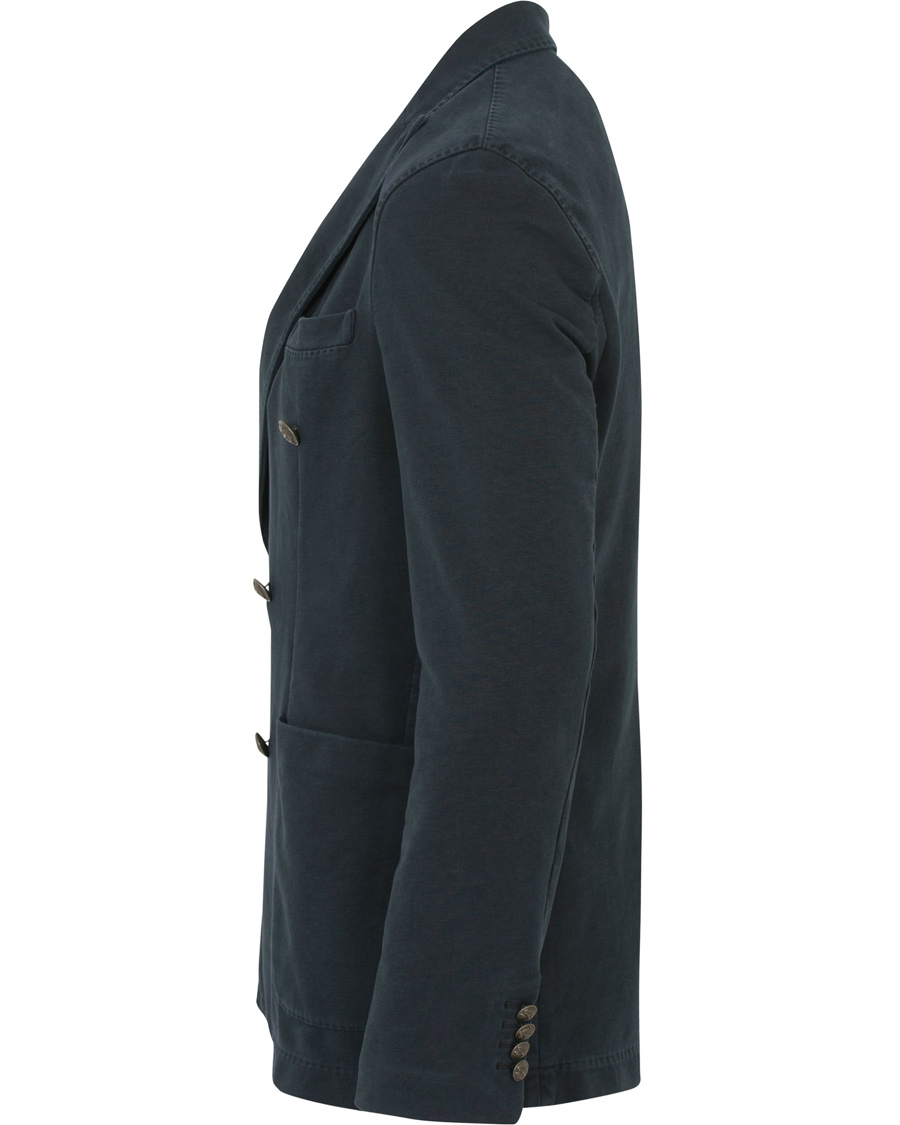 Herre | Blazere & jakker | Circolo 1901 | Jersey Patch Pocket Double Breasted Blazer Navy