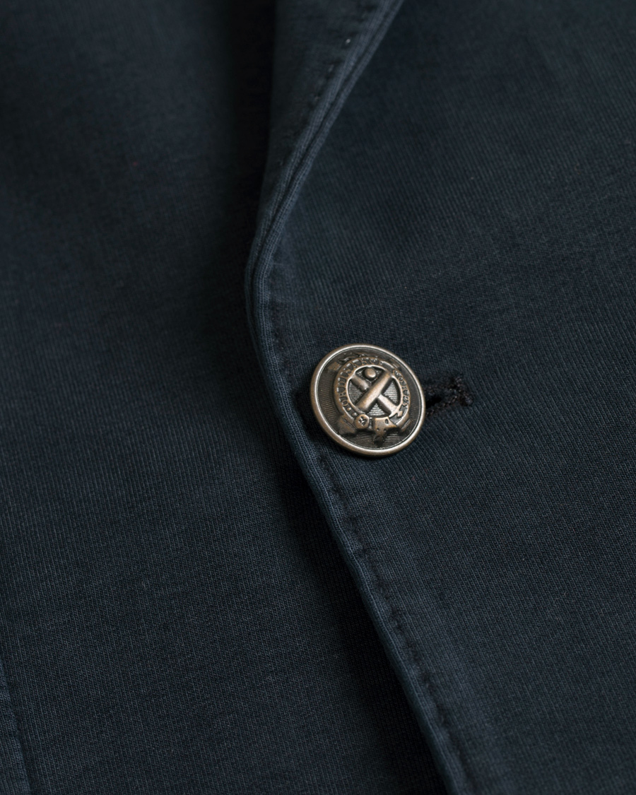 Herre | Blazere & jakker | Circolo 1901 | Jersey Patch Pocket Double Breasted Blazer Navy