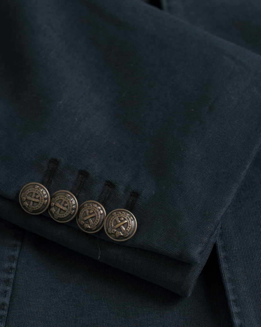 Herre | Blazere & jakker | Circolo 1901 | Jersey Patch Pocket Double Breasted Blazer Navy