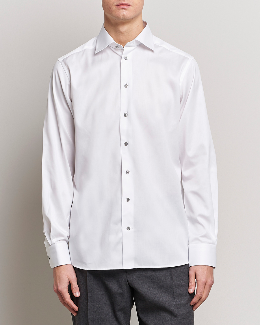 Herre | Tøj | Eton | Contemporary Fit Signature Twill Shirt White