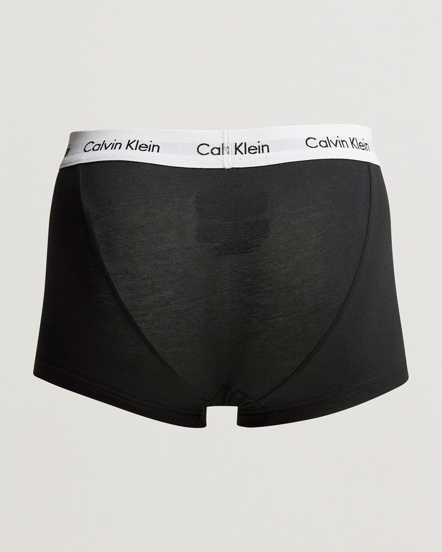 Herre | Calvin Klein | Calvin Klein | Cotton Stretch Low Rise Trunk 3-Pack Black/White/Grey