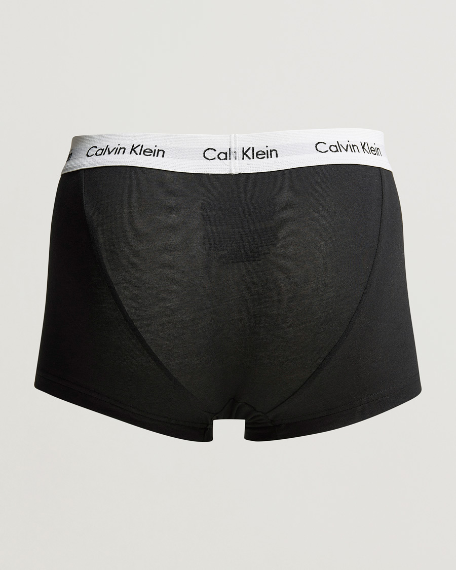 Herre | Undertøj | Calvin Klein | Cotton Stretch Low Rise Trunk 3-Pack Black/White/Grey