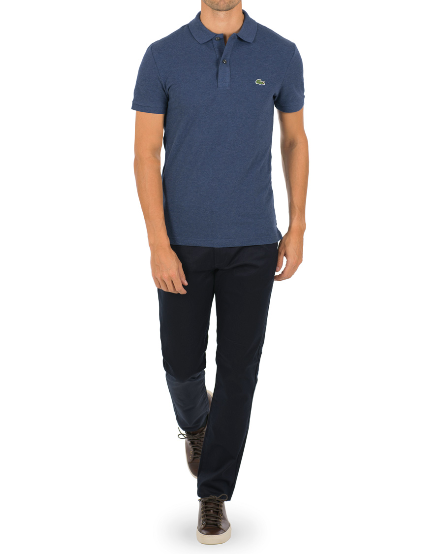 Herre | Polotrøjer | Lacoste | Slim Fit Polo Piké Anchor Chine